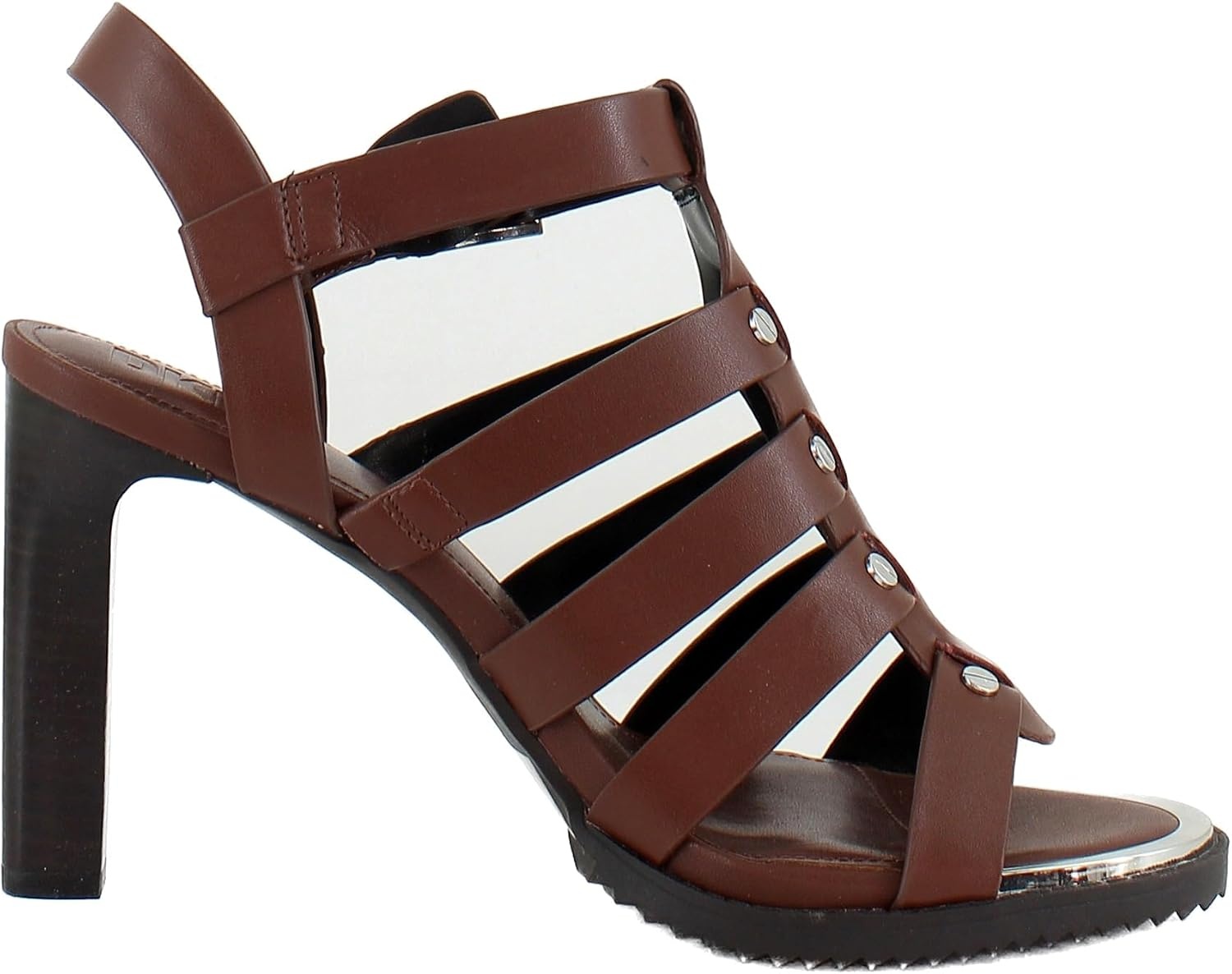 image:imageDKNY Womens Bria Slingback Heel With Belt Ankle StrapSaddle