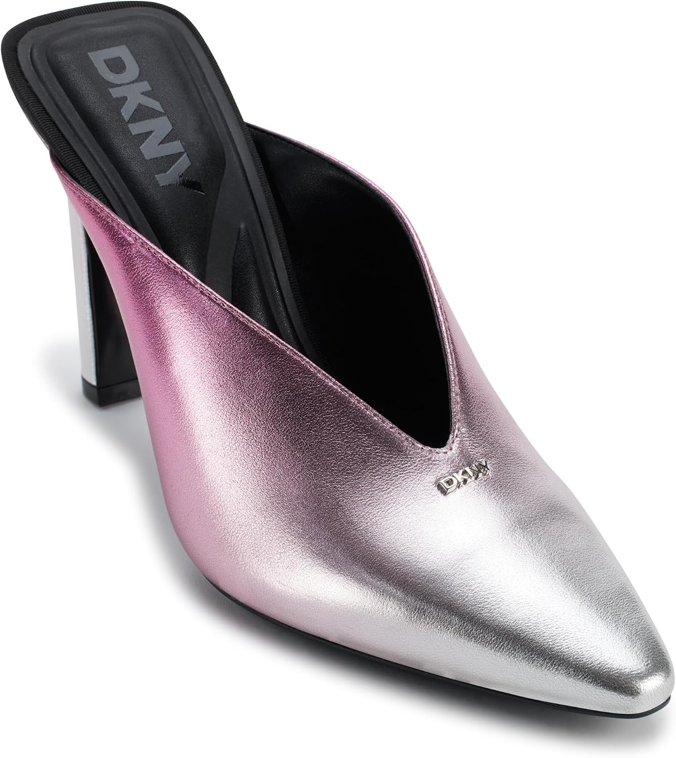 image:imageDKNY Womens Cadena Loafer MuleRoseSilver