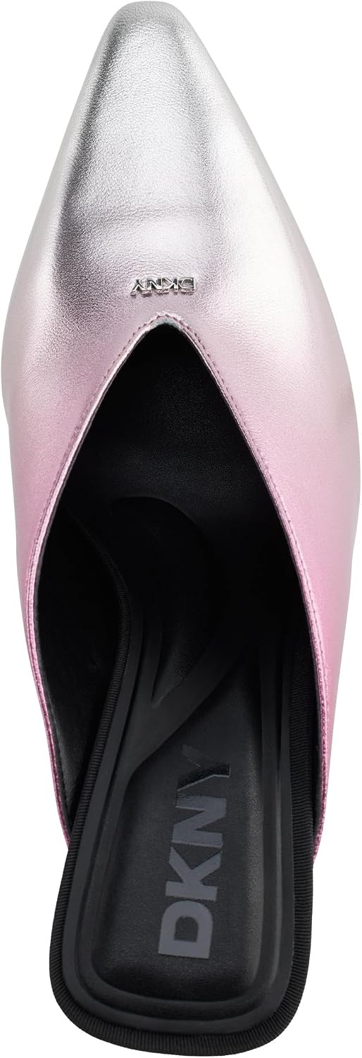 image:imageDKNY Womens Cadena Loafer MuleRoseSilver