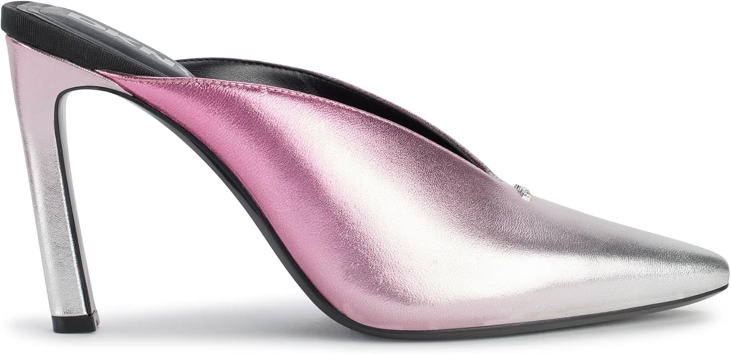 image:imageDKNY Womens Cadena Loafer MuleRoseSilver