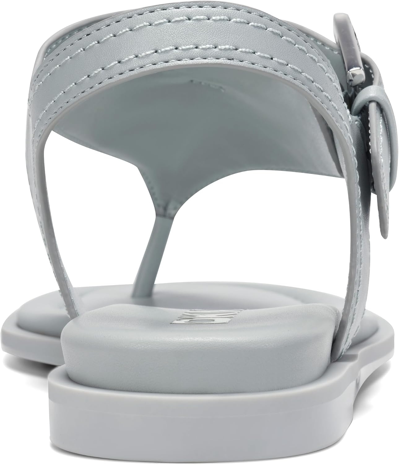 image:imageDKNY Womens Cassiane Flat Thong Sandal With Belt DetailStorm Grey