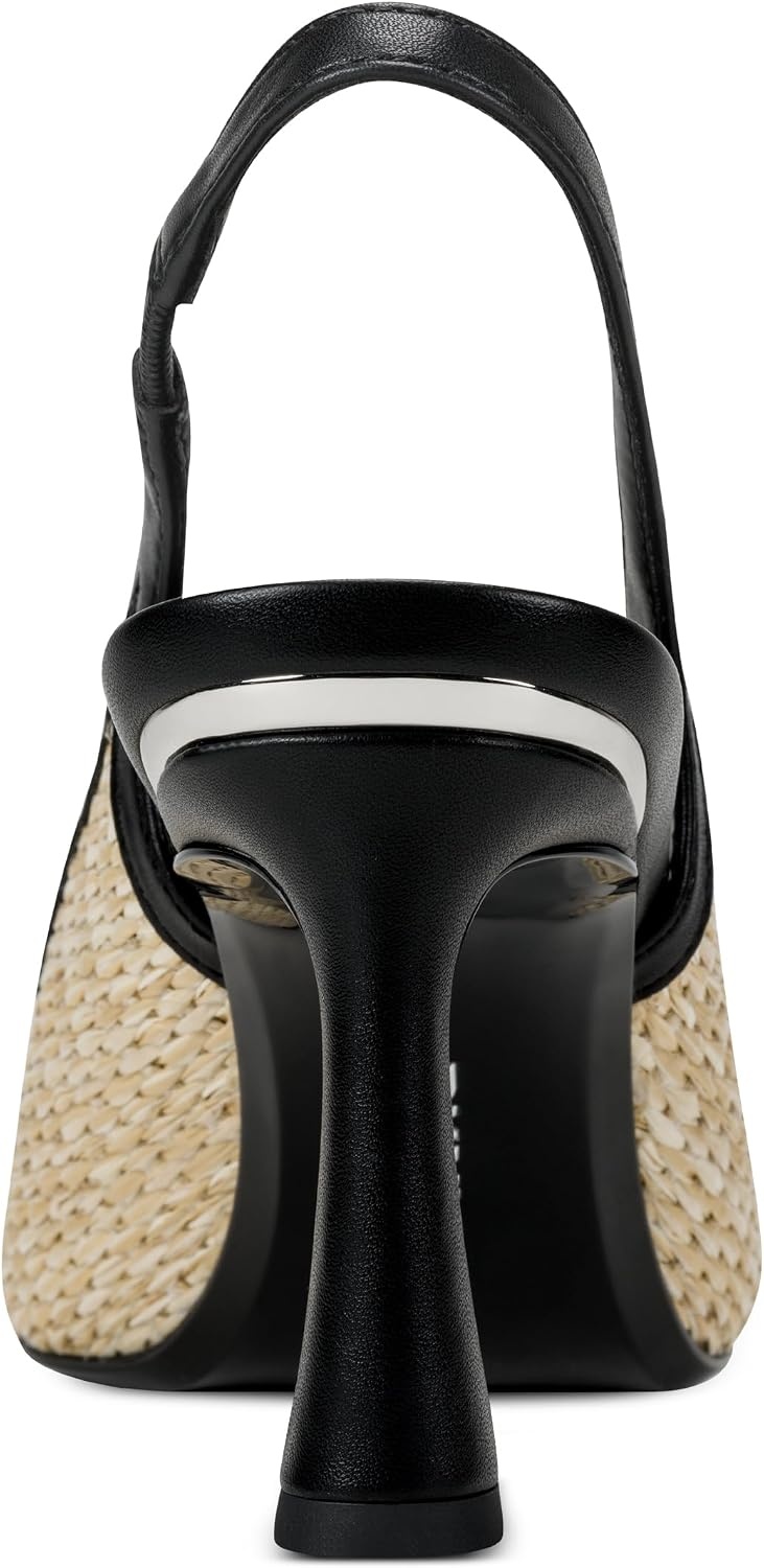 image:imageDKNY Womens Cierra Slingback Pump with Pointed ToeNaturalBlack