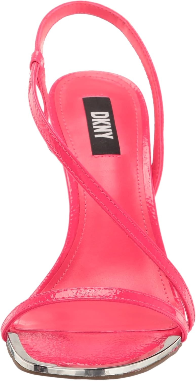 image:imageDKNY Womens Danielle Strappy Diagnol Dress HeelFuchsia