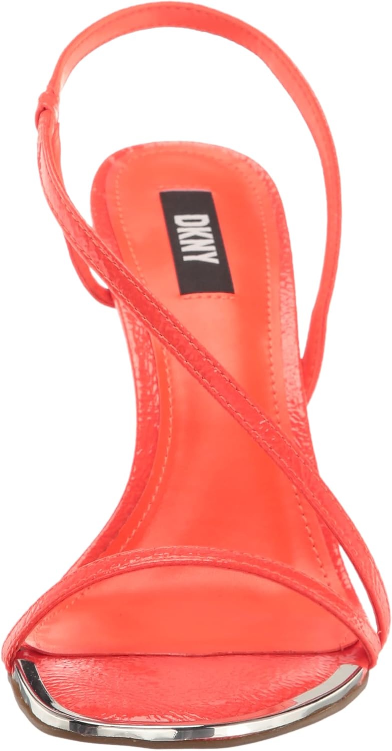 image:imageDKNY Womens Danielle Strappy Diagnol Dress HeelOrange