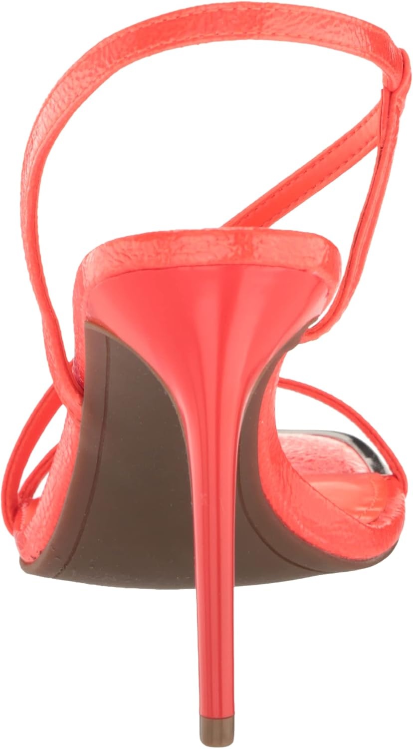 image:imageDKNY Womens Danielle Strappy Diagnol Dress HeelOrange