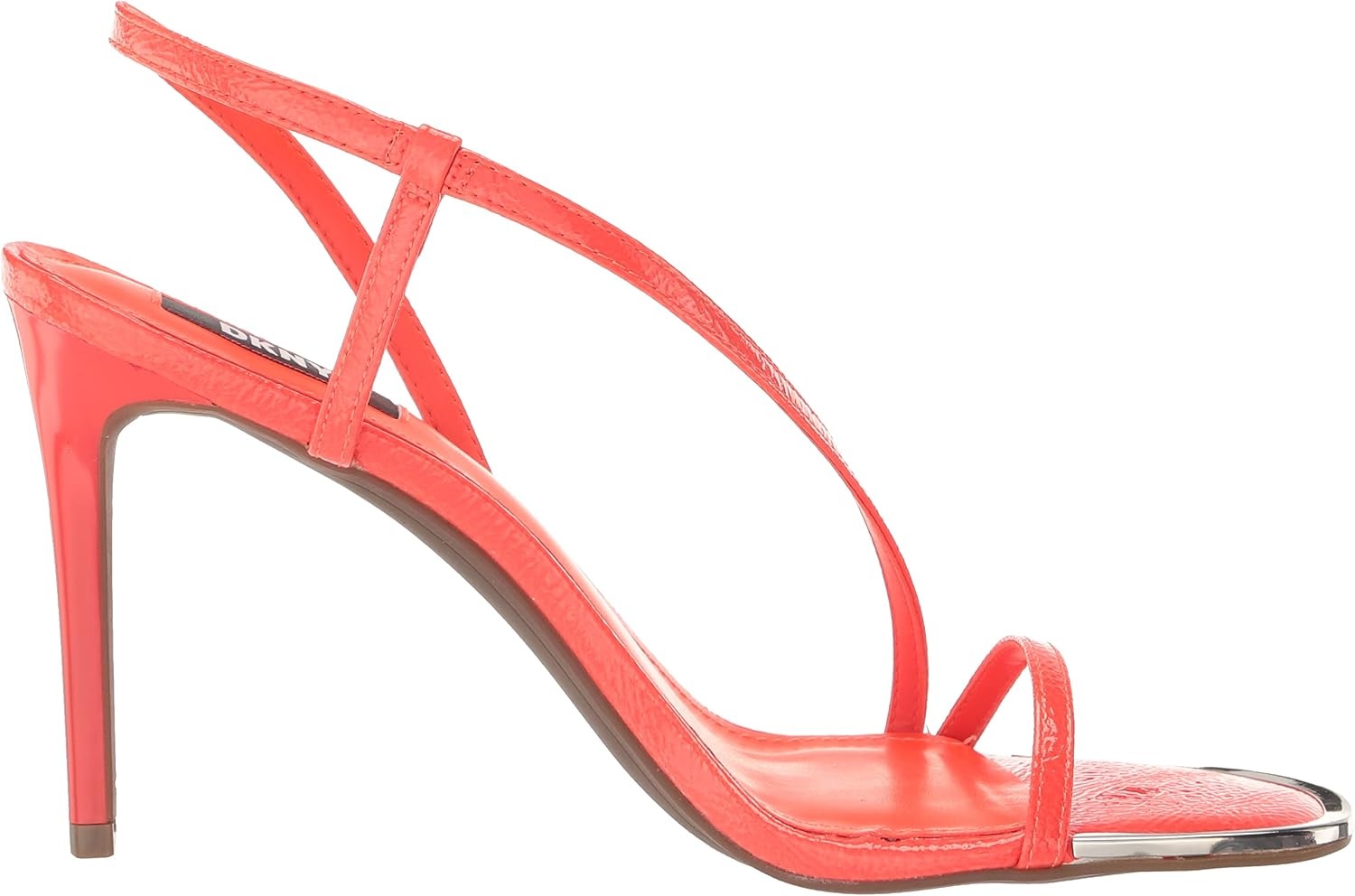 image:imageDKNY Womens Danielle Strappy Diagnol Dress HeelOrange
