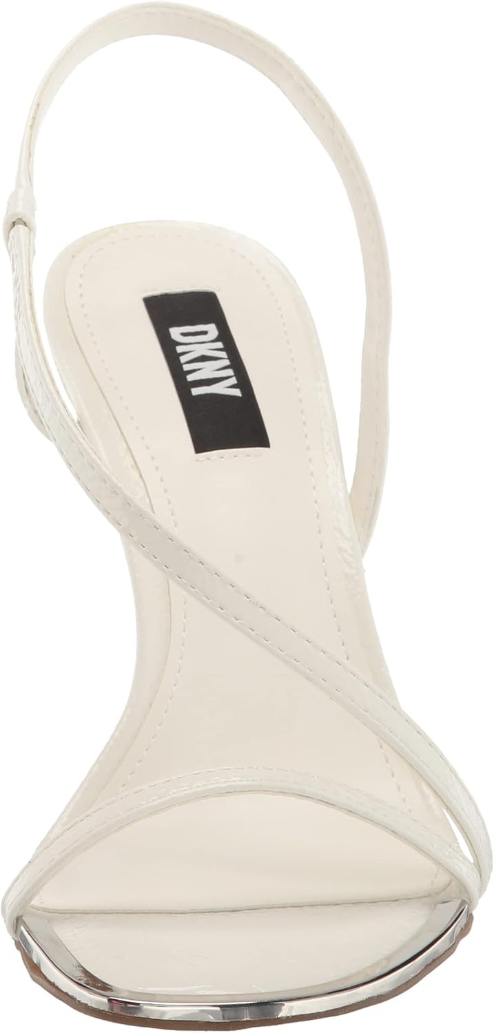 image:imageDKNY Womens Danielle Strappy Diagnol Dress HeelWhite