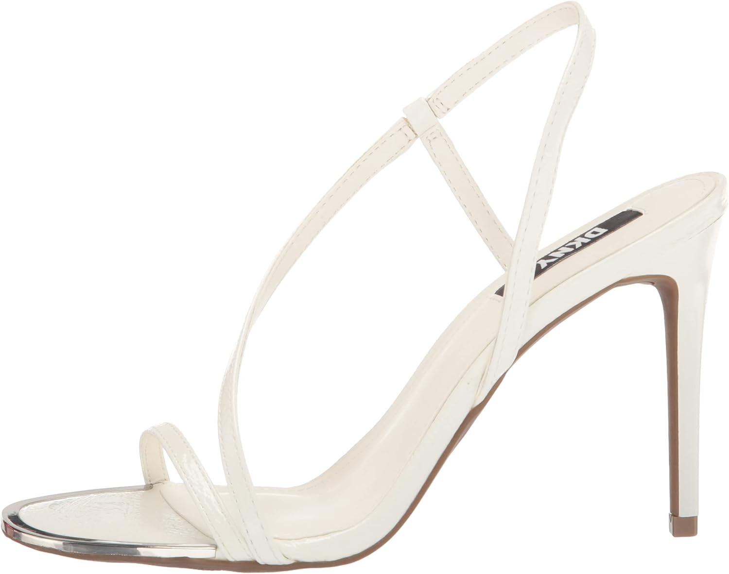 image:imageDKNY Womens Danielle Strappy Diagnol Dress HeelWhite