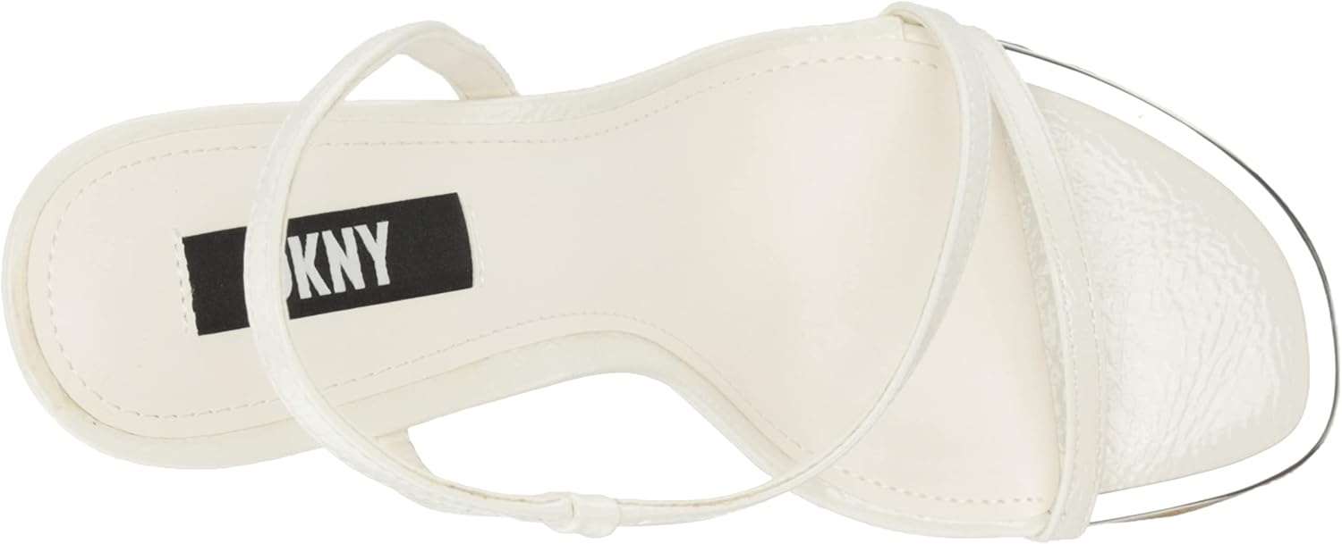 image:imageDKNY Womens Danielle Strappy Diagnol Dress HeelWhite
