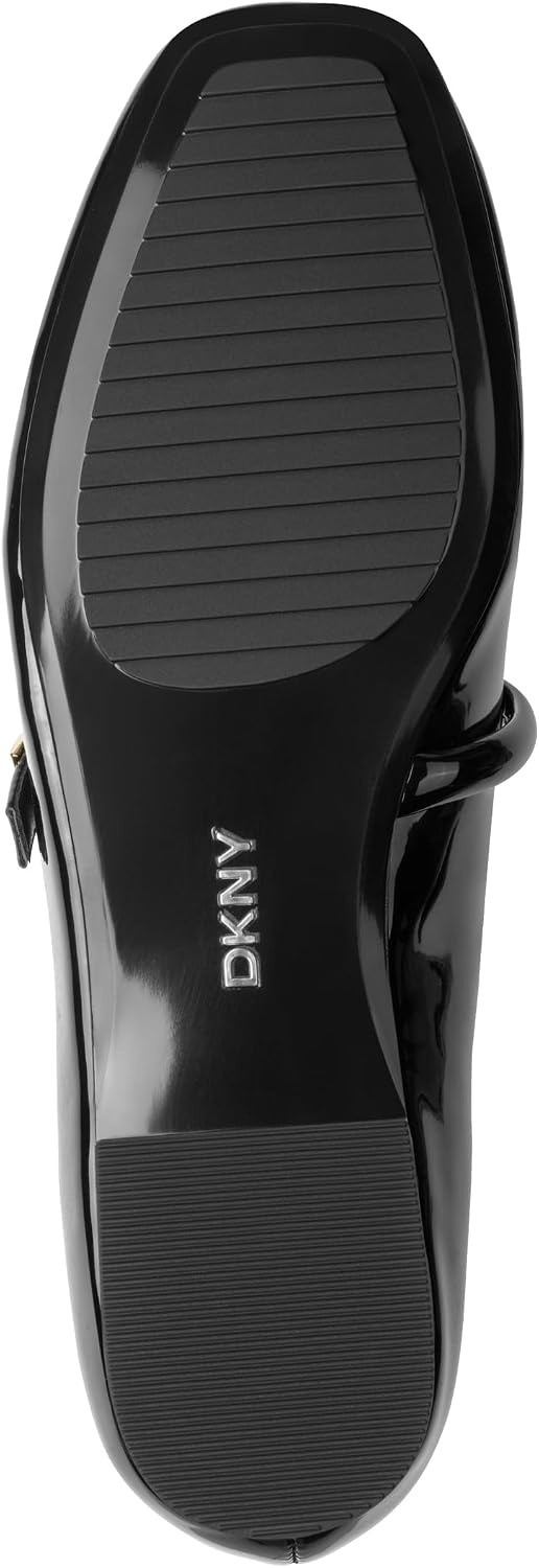 image:imageDKNY Womens Danita Ballet Flat with Belt StrapBlack