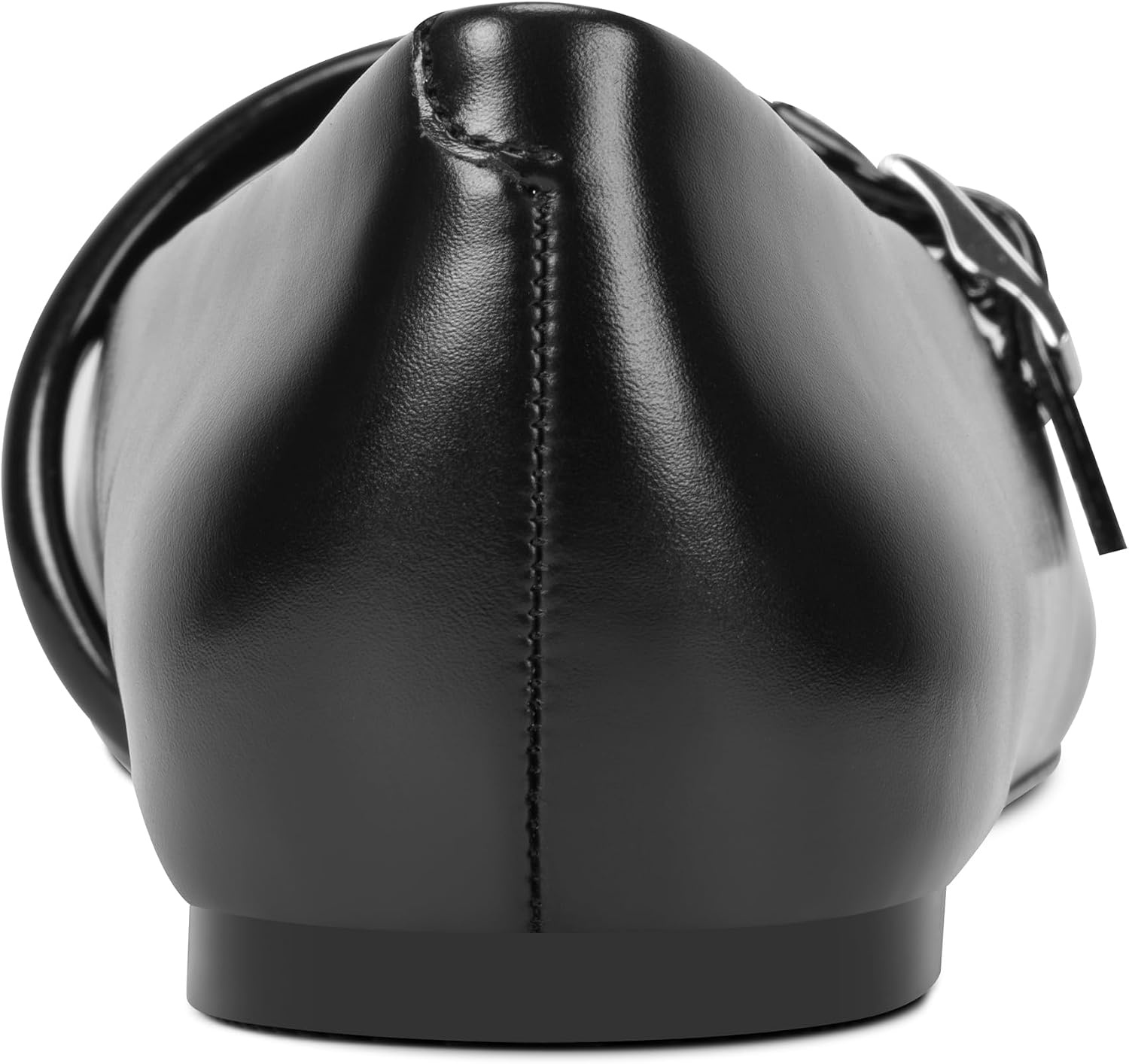 image:imageDKNY Womens Danita Ballet Flat with Belt StrapBlackBlack