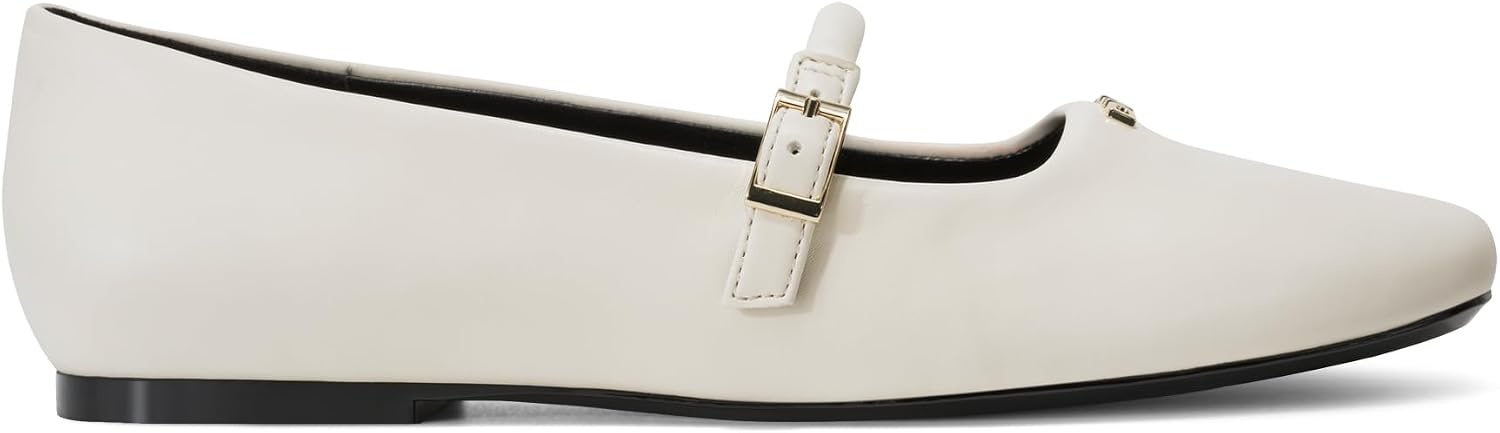 image:imageDKNY Womens Danita Ballet Flat with Belt StrapCoconut