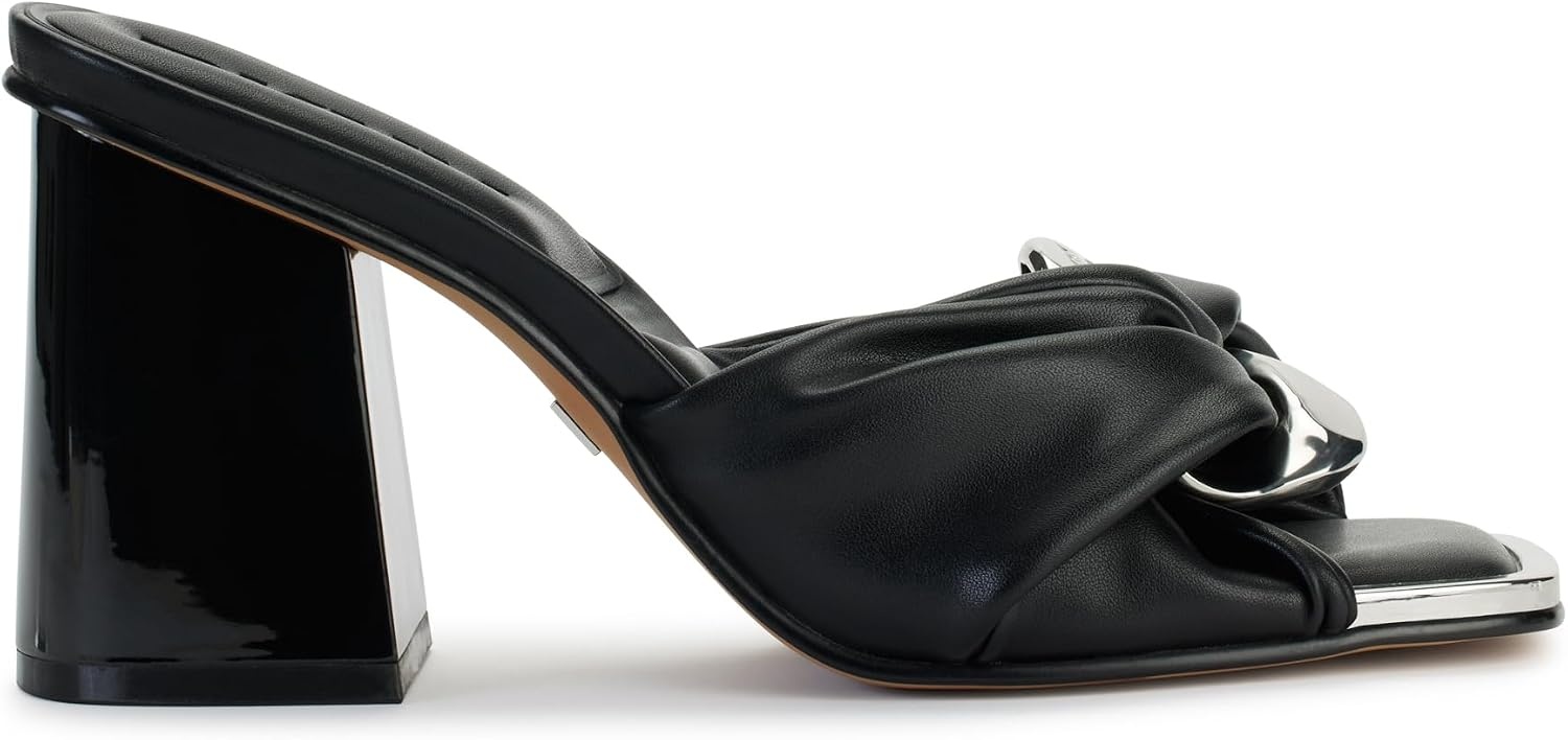 image:imageDKNY Womens Silas Chain SandalBlkNickel