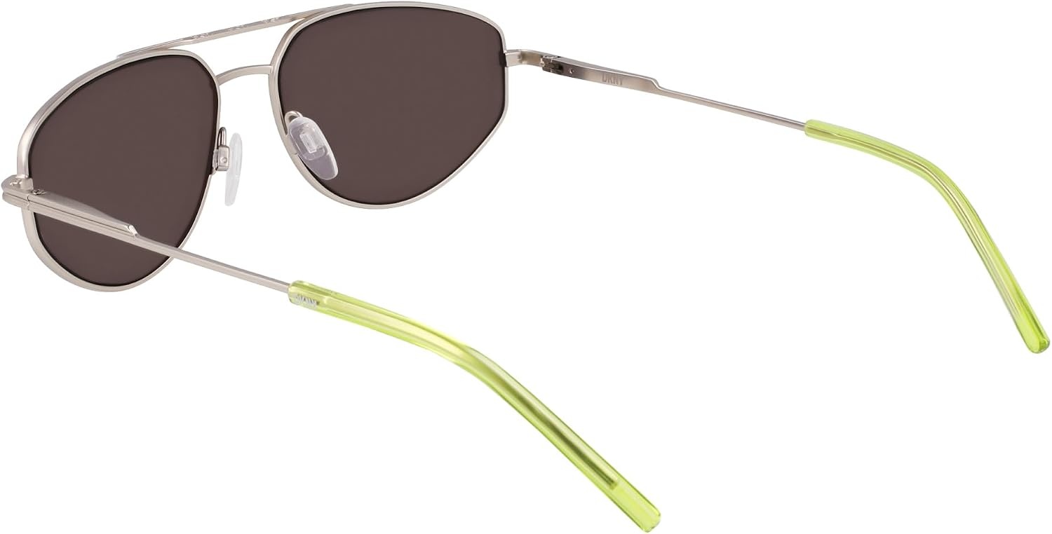 image:imageDKNY womens Dk117s Aviator SunglassesSatin Silver