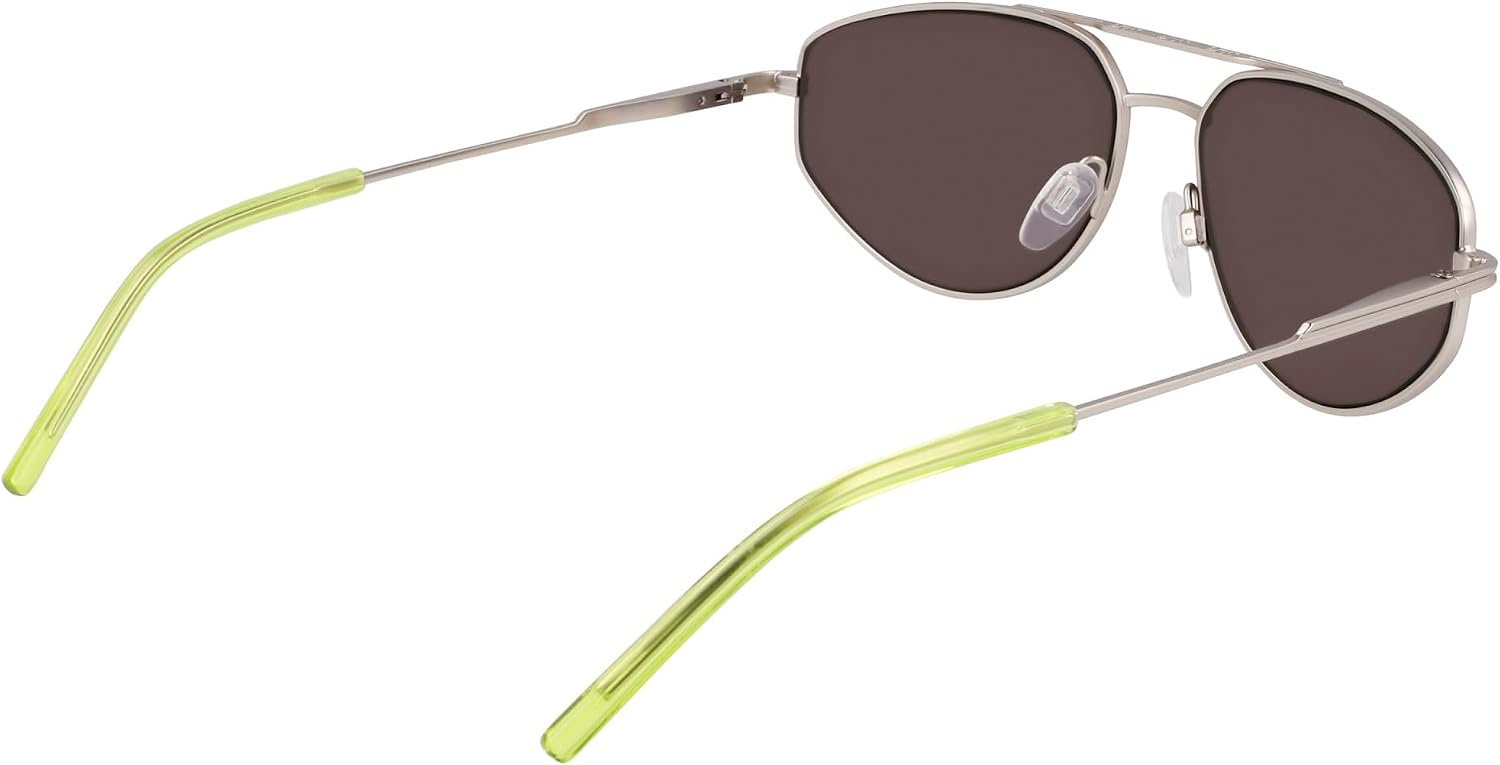 image:imageDKNY womens Dk117s Aviator SunglassesSatin Silver