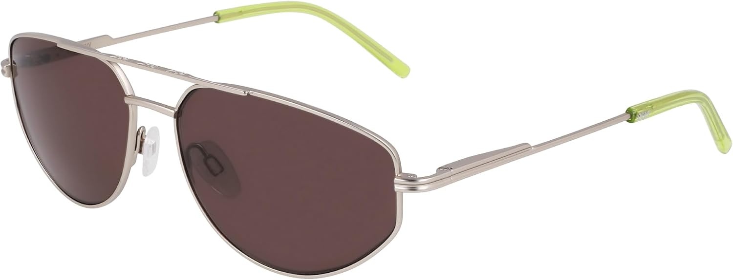 image:imageDKNY womens Dk117s Aviator SunglassesSatin Silver