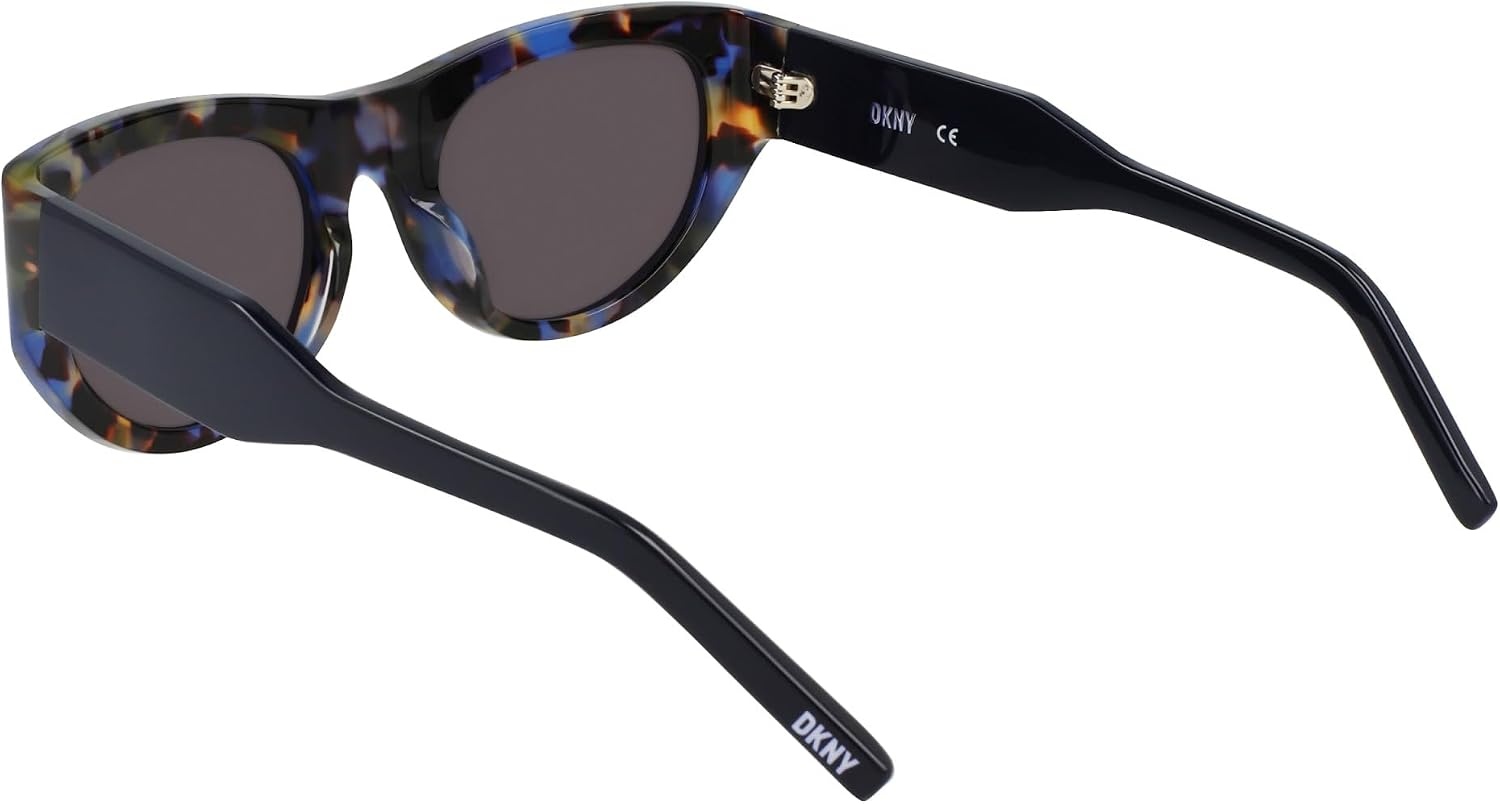 image:imageDKNY womens Dk550s Oval SunglassesBlue Tortoise