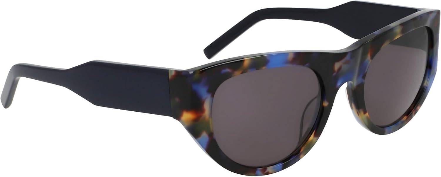 image:imageDKNY womens Dk550s Oval SunglassesBlue Tortoise