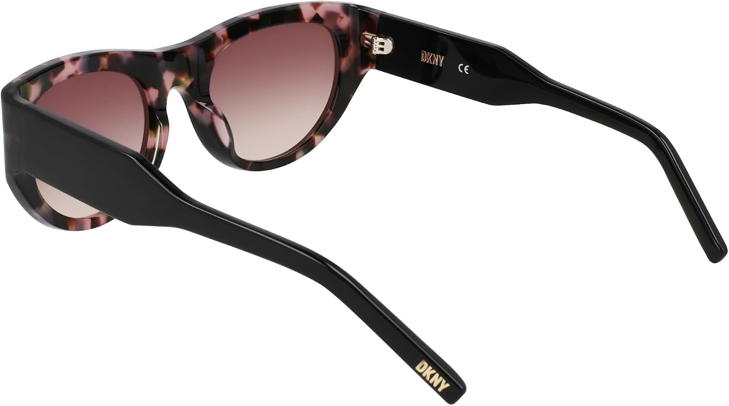 image:imageDKNY womens Dk550s Oval SunglassesRose Tortoise