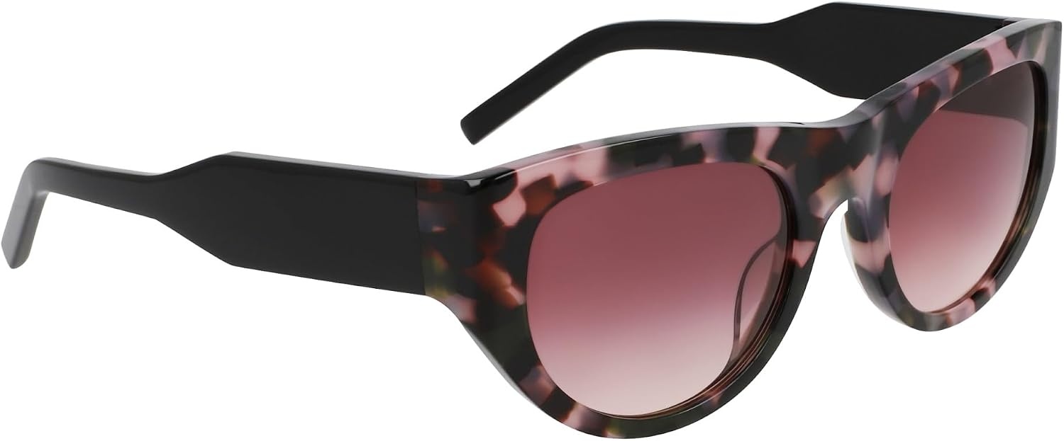 image:imageDKNY womens Dk550s Oval SunglassesRose Tortoise
