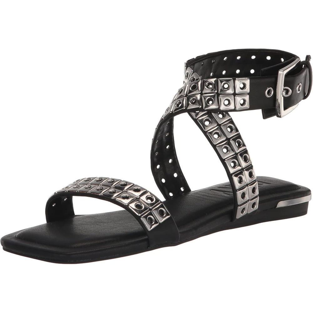 image:imageDKNY Womens Arina Studded Flat SandalBlack