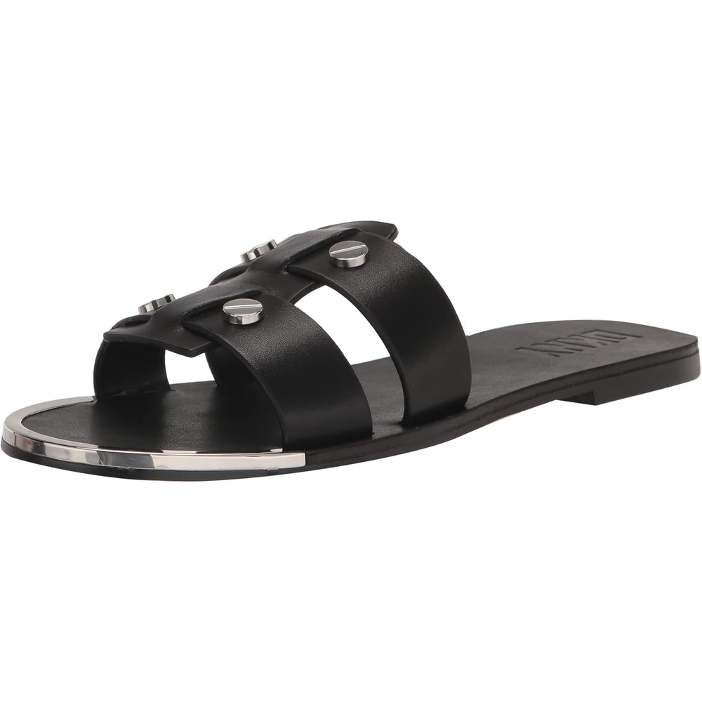 image:imageDKNY Womens Everyday GlynnFlat SandalDeep Black