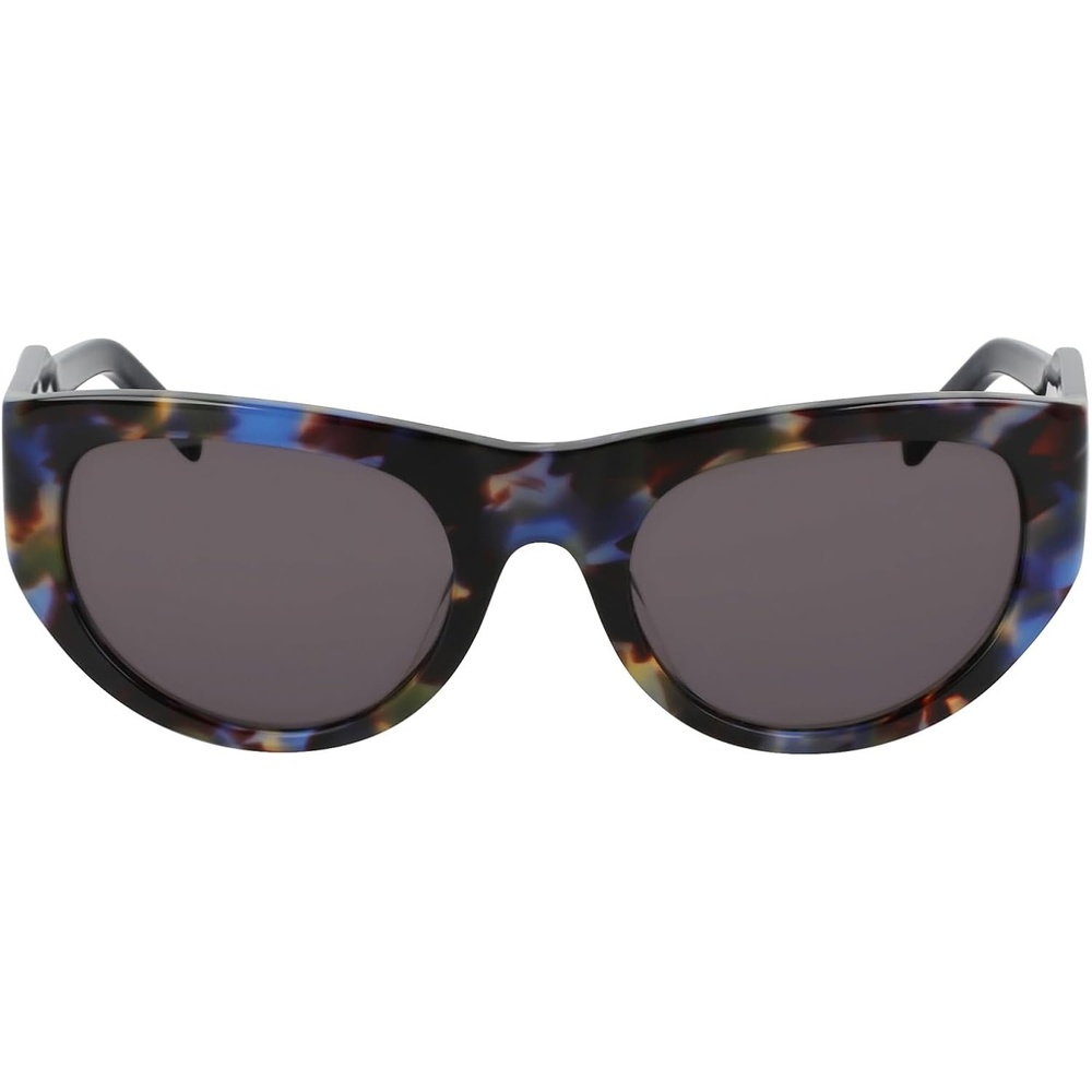 image:imageDKNY womens Dk550s Oval SunglassesBlue Tortoise