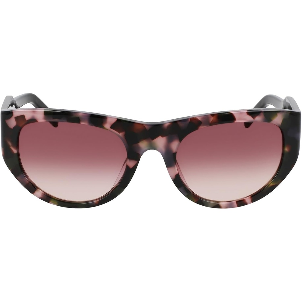image:imageDKNY womens Dk550s Oval SunglassesRose Tortoise